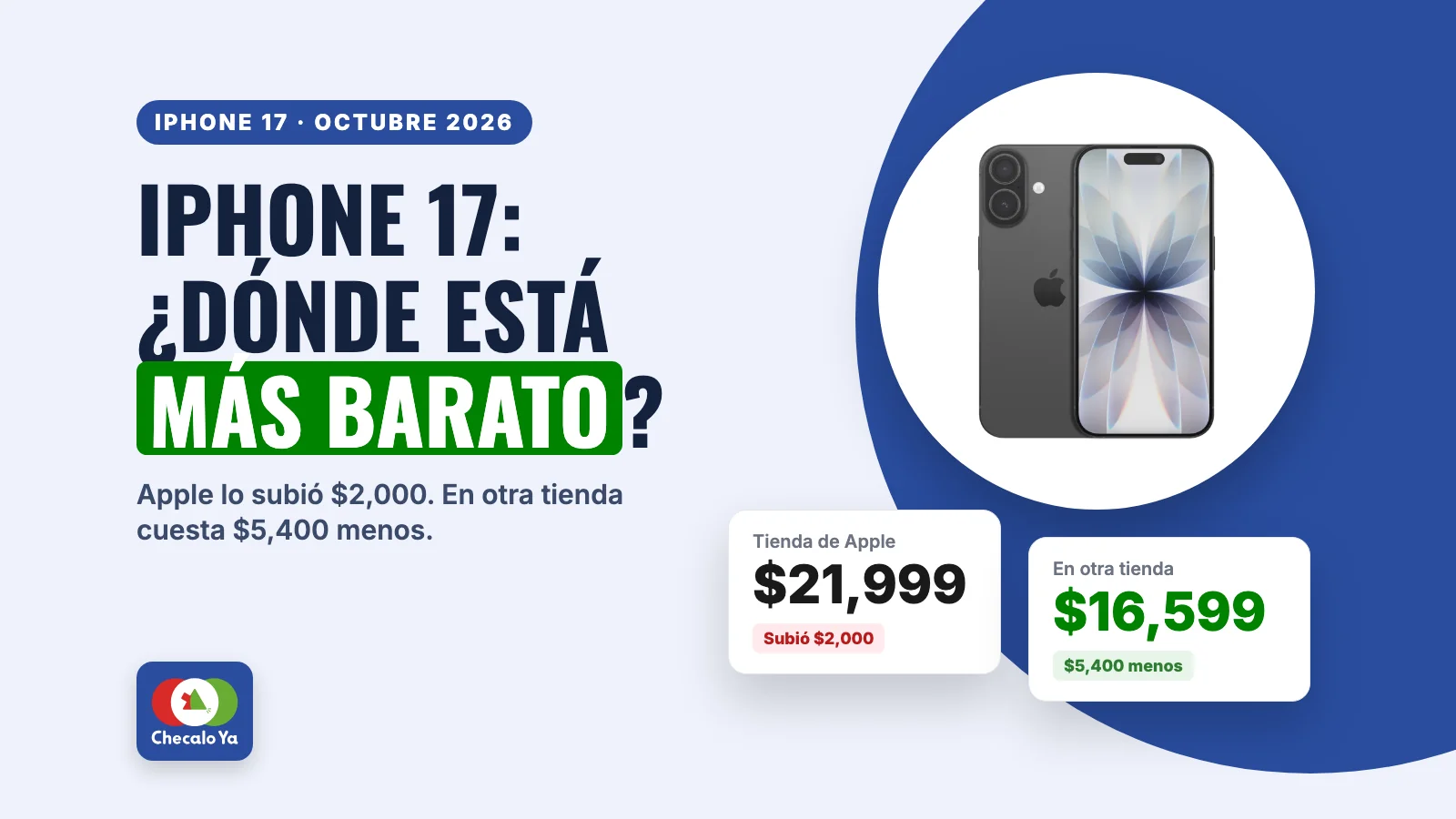 iPhone 17: dónde está más barato en México tras la subida de Apple