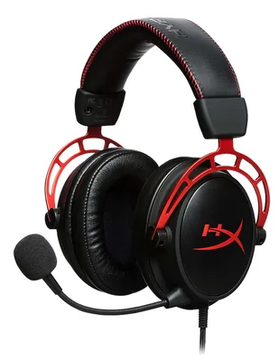 Audífonos de diadema Hyperx Cloud Alpha alámbricos con cancelación de ruido
