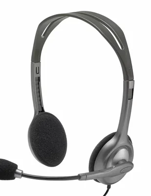 Audífonos Logitech On-Ear H111 Stereo Headset gris