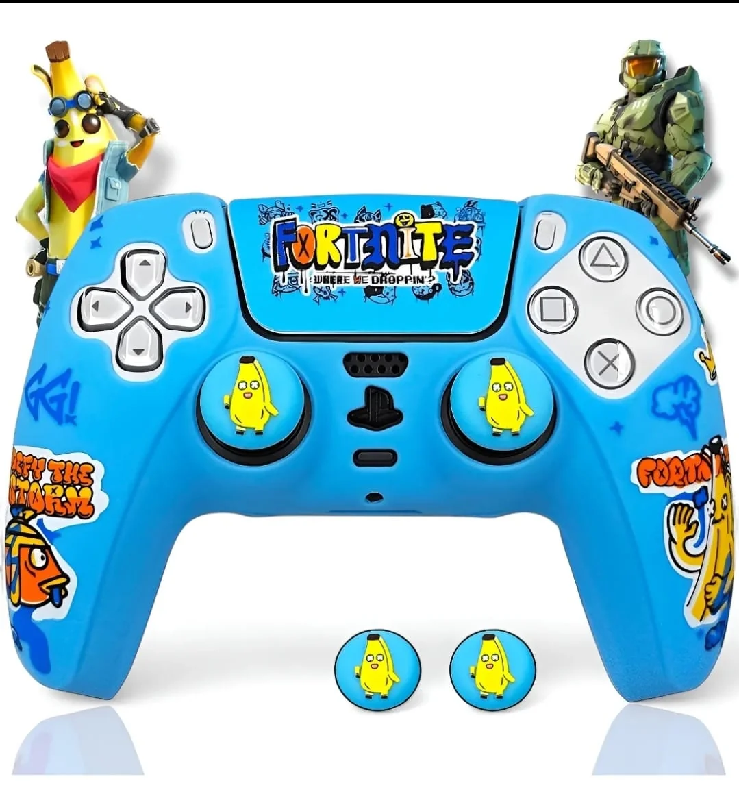 Funda Silicona Control Ps5 Dualsense Fortnite Antigolpes
