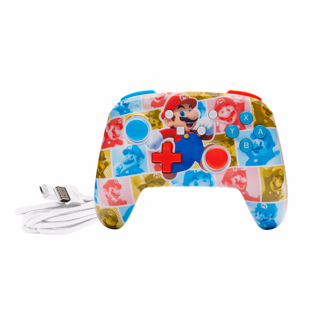 Control Nsw Power a Mario Hero Reel Alámbrico