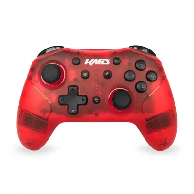 Control Inalambrico Bluetooth Para Nintendo Switch con Turbo KMD Rojo