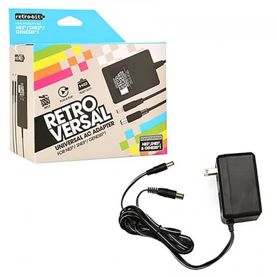 Adaptador AC de Corriente para NES SNES y Genesis 1 Retro-Bit.