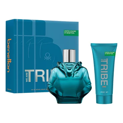 Tribe Cool Set 2 Piezas Hombre EDT 90ml + Gel de Ducha 75ml