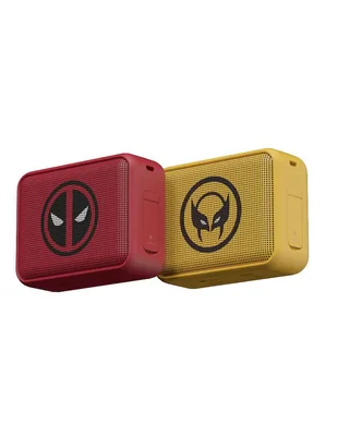 Set de bocina portátil Klip Xtreme Deadpool y Wolverine inalámbricos