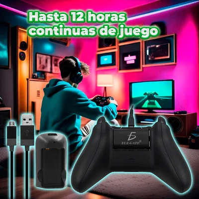 Kit de Carga para Control de Videojuegos con Batería Recargable