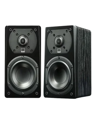 Set Bocina SVS Prime Bookshelf Black Ash Inalámbrica