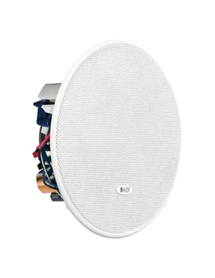 Bocina Kef CI 130QR, White alámbrica