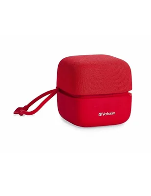 Bocina Bluetooth Cube Verbatim rojo 70225