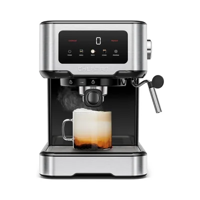 Chefman Cafetera Espresso con Panel Digital con bomba de 15 bares