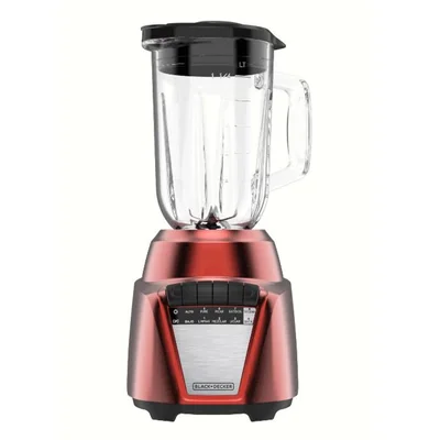 Licuadora Black & Decker BL0876-2RDLA Vaso Vidrio 700W / 8 Vel Roja SYP-Y4