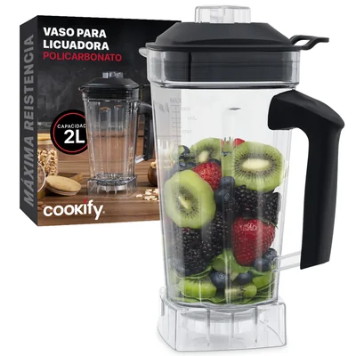 Vaso con Aspas Repuesto Para Licuadora Profesional de 2 Litros Cookify.