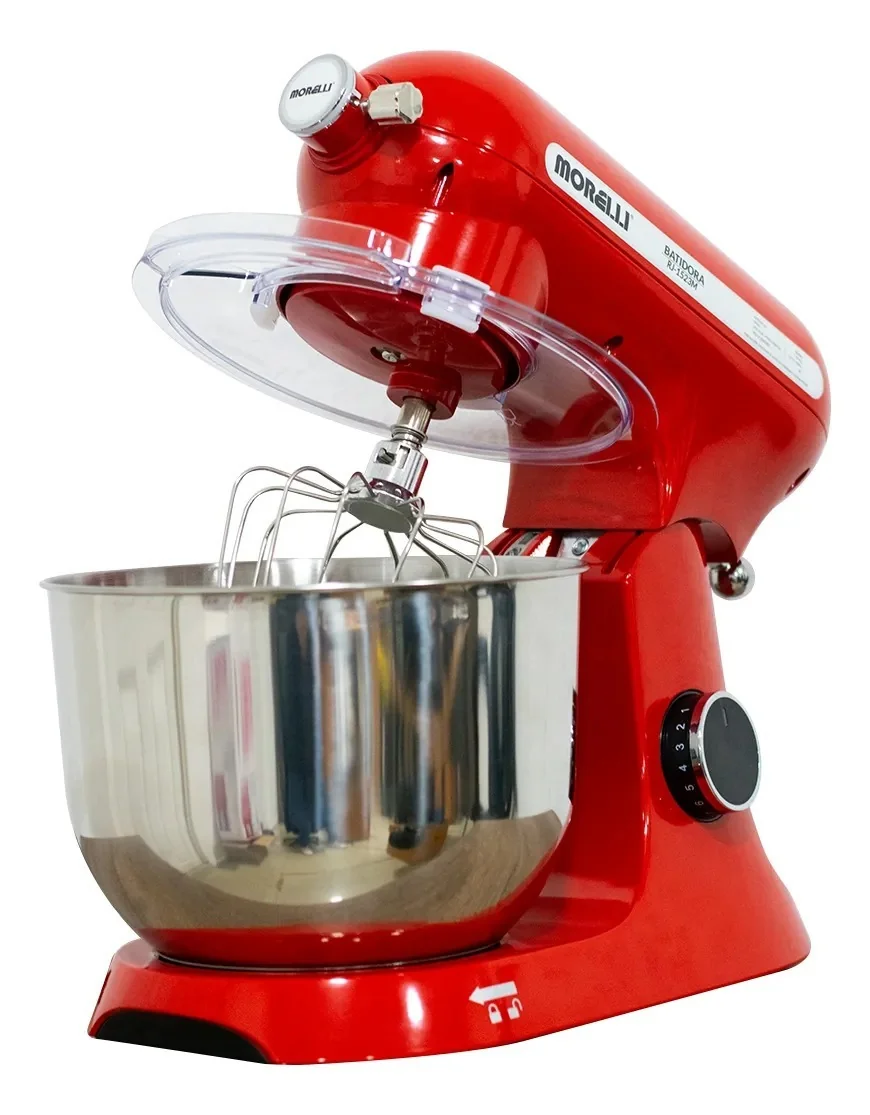 Batidora De Pie Morelli ROJA - M10500 6l 10 Velocidades