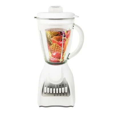 Licuadora 10 Velocidades Vaso Vidrio Blanca Decakila KUJB046W