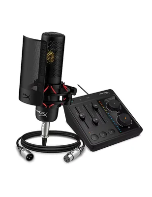 Micrófono profesional alámbrico Hyperx creator audio bundle