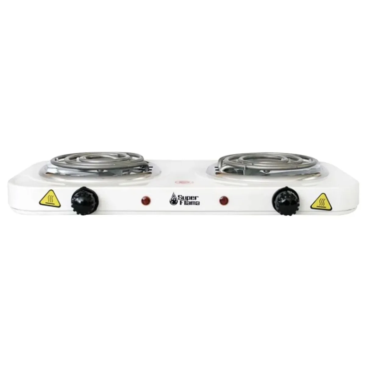 Parilla Eléctrica De Mesa Con 2 Quemadores Super Flama 2RTB
