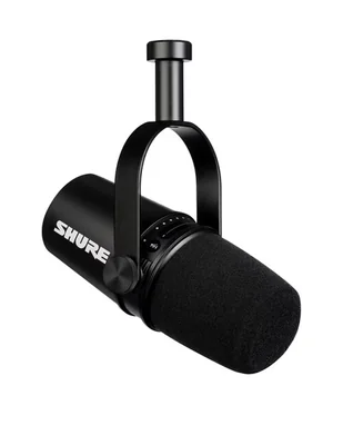 Micrófono profesional alámbrico Shure mv7-k