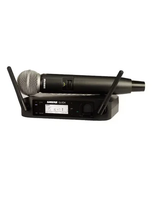 Micrófono Shure GLXD24-SM58 1 Canal negro
