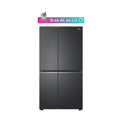Refrigerador Lg Dúplex 28P Negro Mate