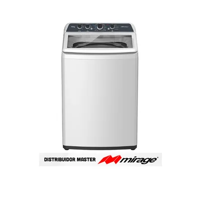LAVADORA MIRAGE, AUTOMATICA, TINA DE ACERO INOXIDABLE, CARGA SUPERIOR, TAPA NUEVO MODELO CAP. 22KG