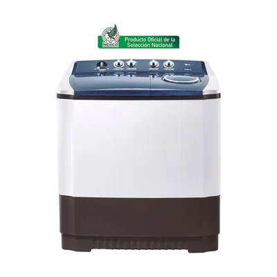 Lavadora Lg Doble Tina 18Kg Wp18War Blanca