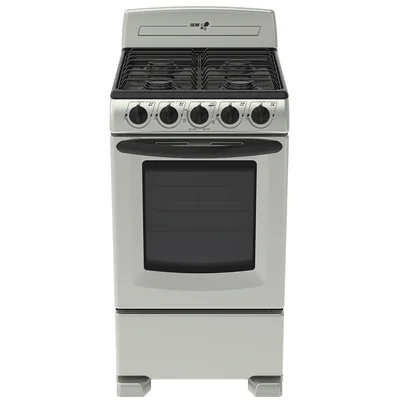 Estufa IEM EI5020BAPS1 20" 4 Quemadores Silver ORTY ENTREGA SOLO VALIDA EN LA CDMX Y ZONA METROPOLITANA