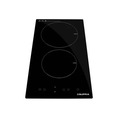 SUPRA Parrilla Eléctrica Vitrocerámica 2 Quemadores VITRO2