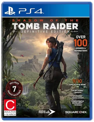 Shadow Of The Tomb Raider Playstation definitive edition para PS4