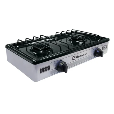 Parrilla de Gas Koblenz PSK-200S Lucero 2 Quemadores Silver ENDY3