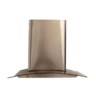 CAMPANA DE COCINA CURVA DE 60CM, 3 VELOCIDADES, LUZ LED