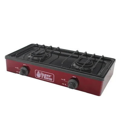 Parrilla de Gas Super Flama 2Q-V 2 Quemadores Vino ALBY3
