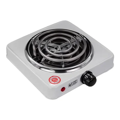 Parrilla Eléctrica Super Flama 1R-T-B 1 Resistencia C/ Termostato Blanca ALBY2
