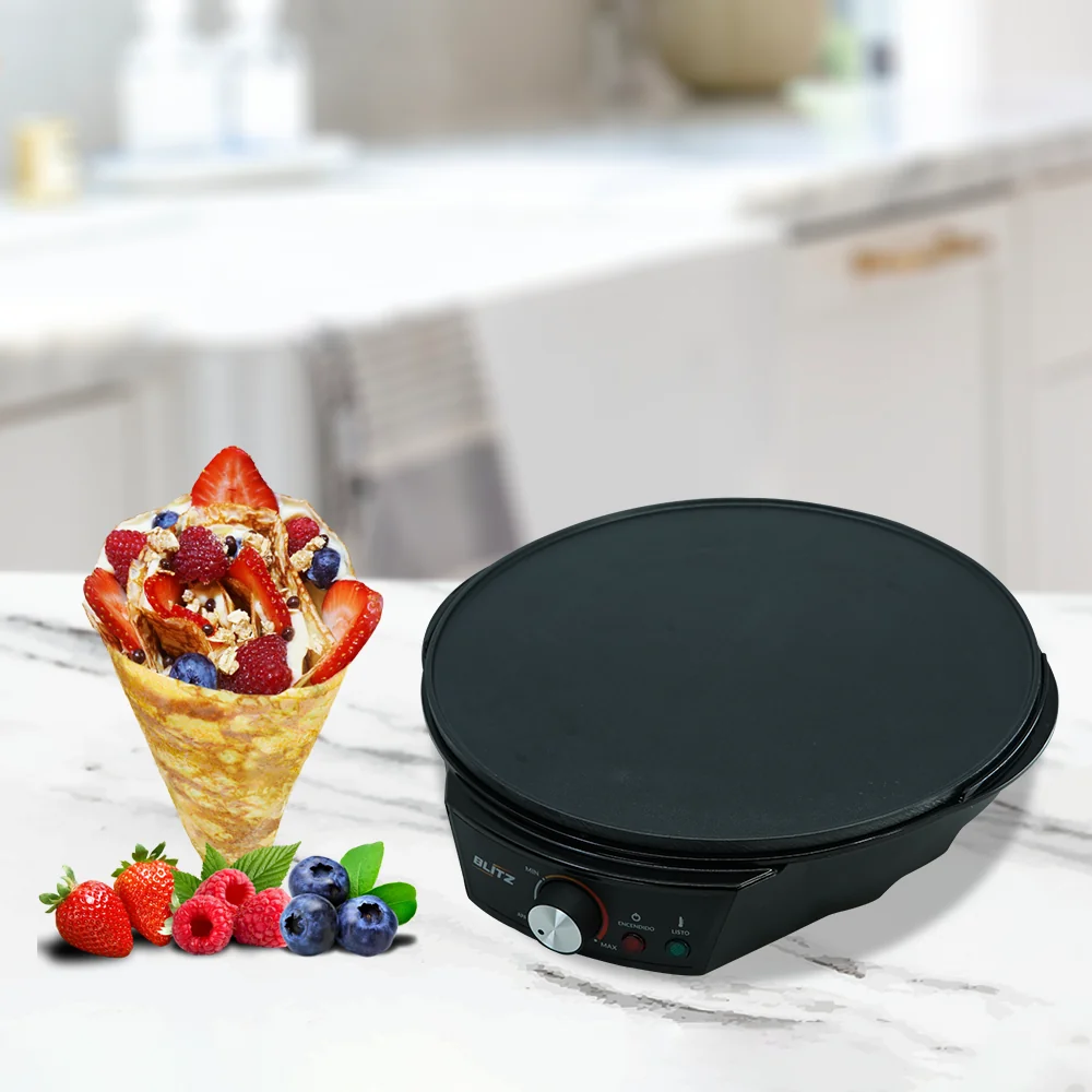Crepera Electrica De1200 W Blitz De Teflon .