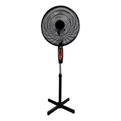Ventilador de Pedestal Comesa VC-U16 16 pulgadas  Negro ALBY