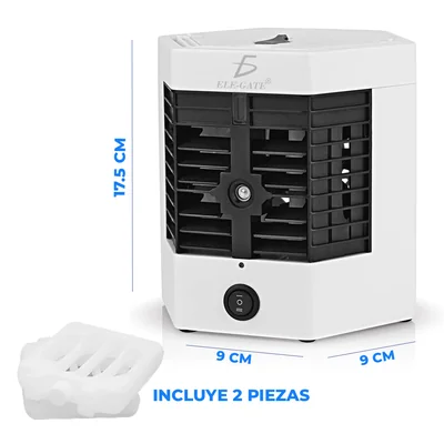 Mini Aire Acondicionado Portátil 3 en 1 con Humidificador Ponle agua con hielo