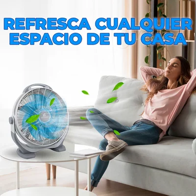 Ventilador 20″ de Piso o Escritorio Grande con Alta Potencia Marca ELE-GATE