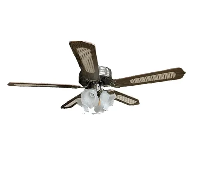 Ventilador de Techo Apolo A52AC5L4C A 52 pulgadas  P/ Interior Antiguo Cafe ORTY