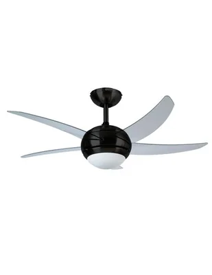 Ventilador de Techo DUBAI 48" Negro | LED 3 Tonos | Control Remoto y WiFi | 5 Aspas Acrílicas | Silencioso | MASTERFAN