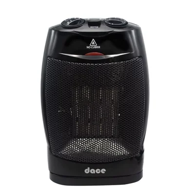 Calefactor / Ventilador Dace CAEMCMO3N 2 en 1 Ceramico Portatil Negro ENDY