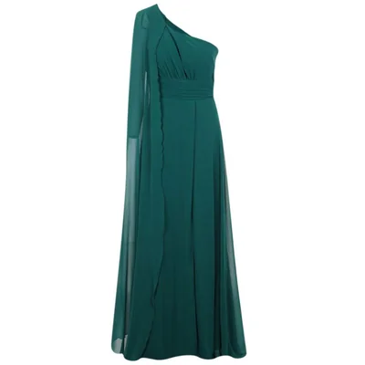Vestido Largo con Manga en un Hombro Noshe para Mujer