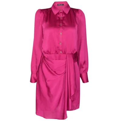 Vestido Corto Camisero Drapeado Philosophy Jr Collec para Mujer