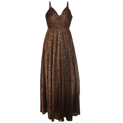 Vestido Largo Drapeado Philosophy Jr para Mujer