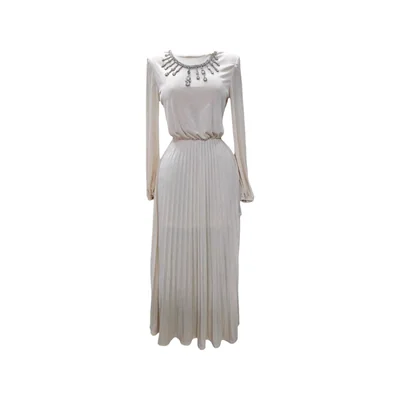 Vestido Largo Para Dama Color Ivory FANCY COLLECTION