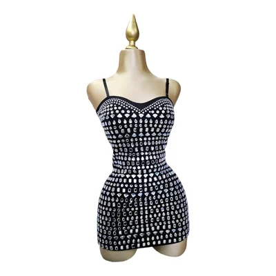 Vestido Con Short Pedrería Para Dama LC DESIGNS COLLECTION