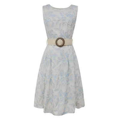 Vestido Bordado Corte Princesa para Mujer Basel