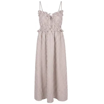 Vestido con Elástico a Rayas Philosophy para Mujer