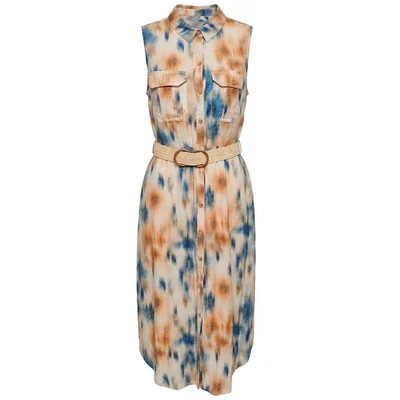 Vestido Largo con Cintuirón Philosophy Jr Collec para Mujer
