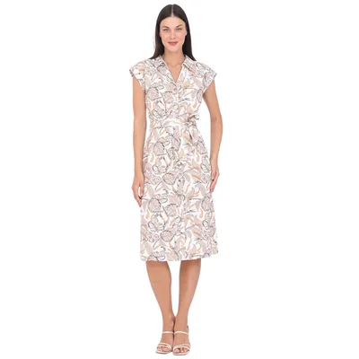 Vestido Camisero Estampado Duplan para Mujer