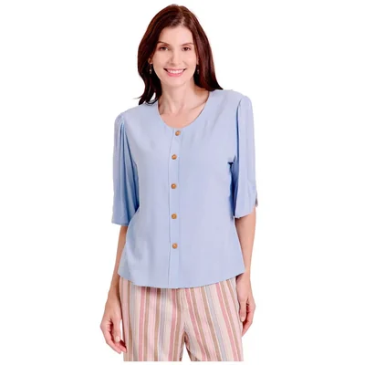 Blusa Manga Corta Vitos para Mujer