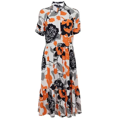 Vestido Largo Estampado Apostrophe para Mujer